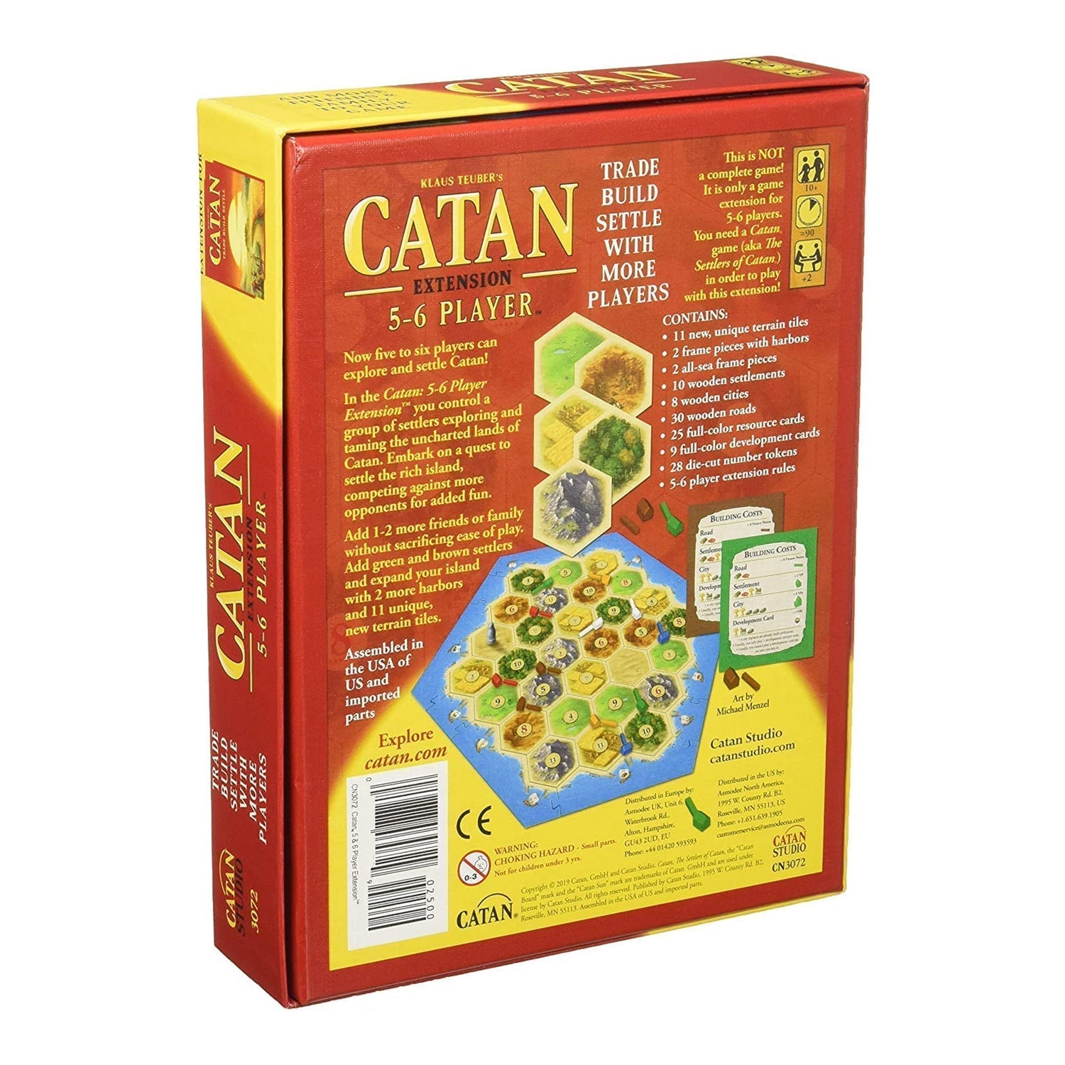 4659 Catan Board Game Extension Allowing a Total of 5 to 6 Players for The Catan Board Game | Family Board Game | Board Game for Adults and Family | Adventure Board Game (Pack of 1) DeoDap 4659 Catan Board Game Extension Allowing a Total of 5 to 6 Players for The Catan Board Game | Family Board Game | Board Game for Adults and Family | Adventure Board Game (Pack of 1) DeoDap